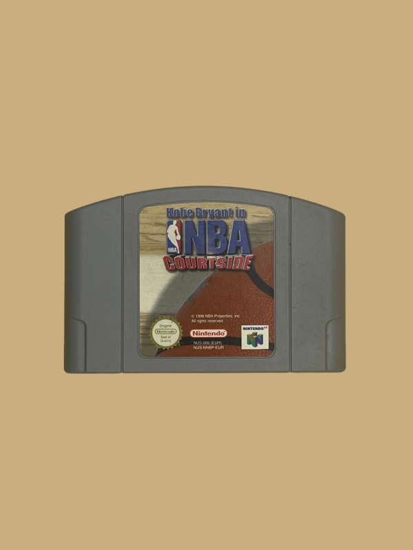 Nintendo 64 kobe bryant in nba courtside front