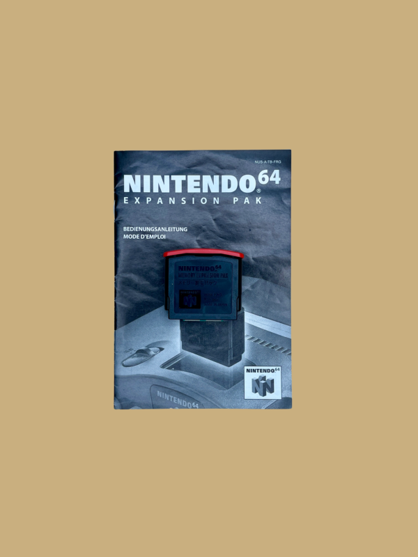 N64 extansion pack booklet