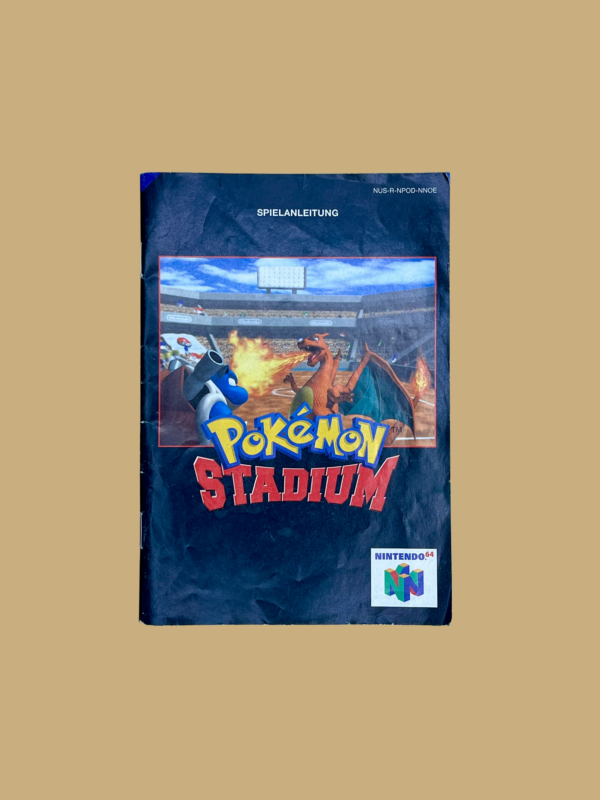 N64 pokemon stadium booklet front