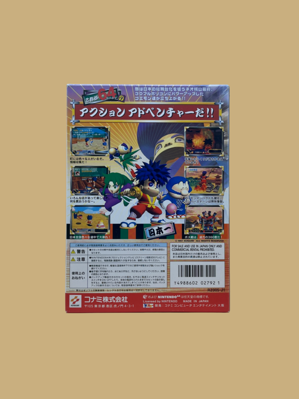 Nintendo 64 mystical ninja starring goemon back