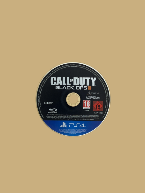 Playstation 4 call of duty black ops iii disc