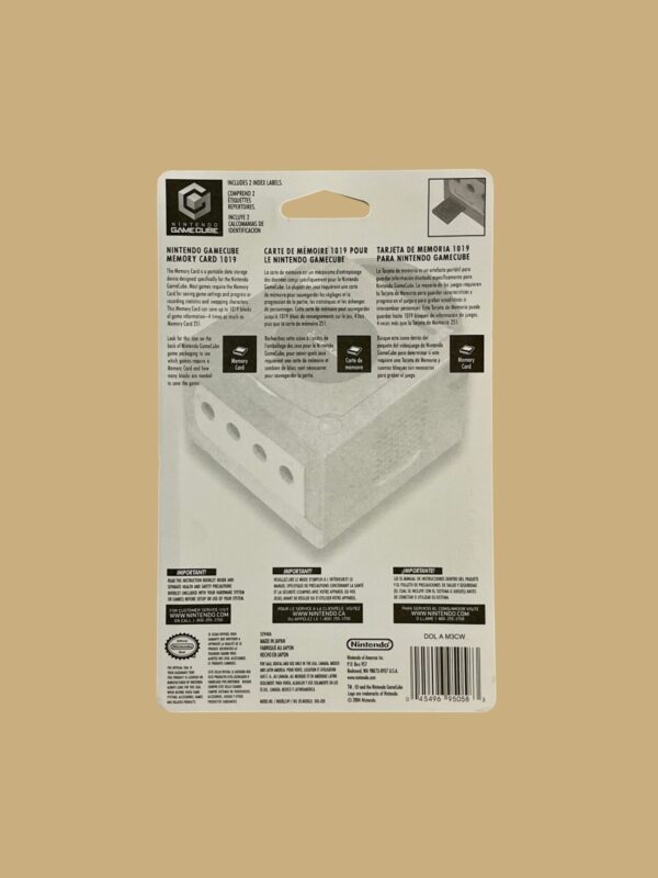 Nintendo GameCube: Memory Card (Model 1019) – Bild 2